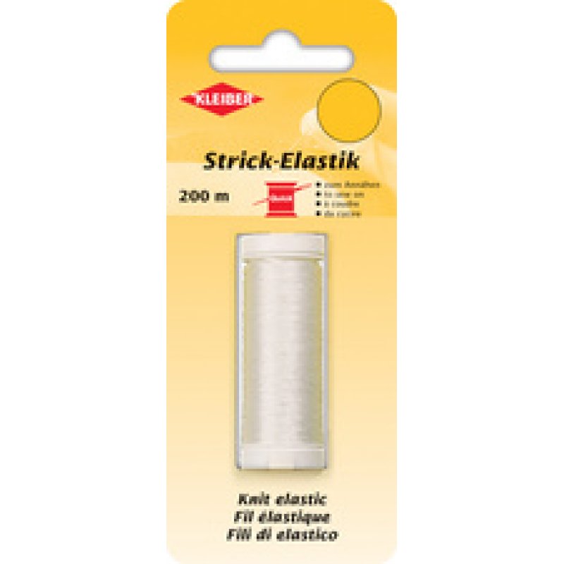 KLEIBER Fil élastique, 200 m, transparent