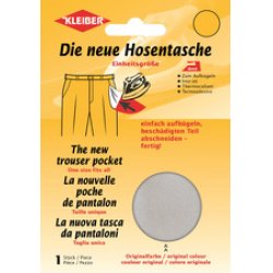 KLEIBER Poche de remplacement de pantalon, gris clair