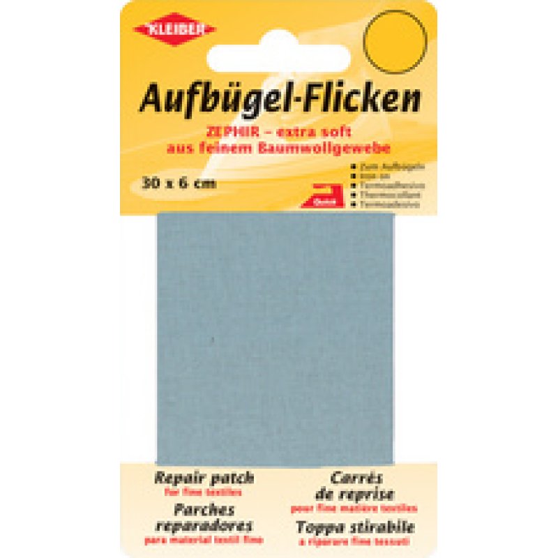 KLEIBER Patch thermocollant Zephir, 300 x 60 mm, kaki