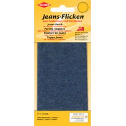 KLEIBER Patch thermocollant pour jeans, 170 x 150 mm, bleu