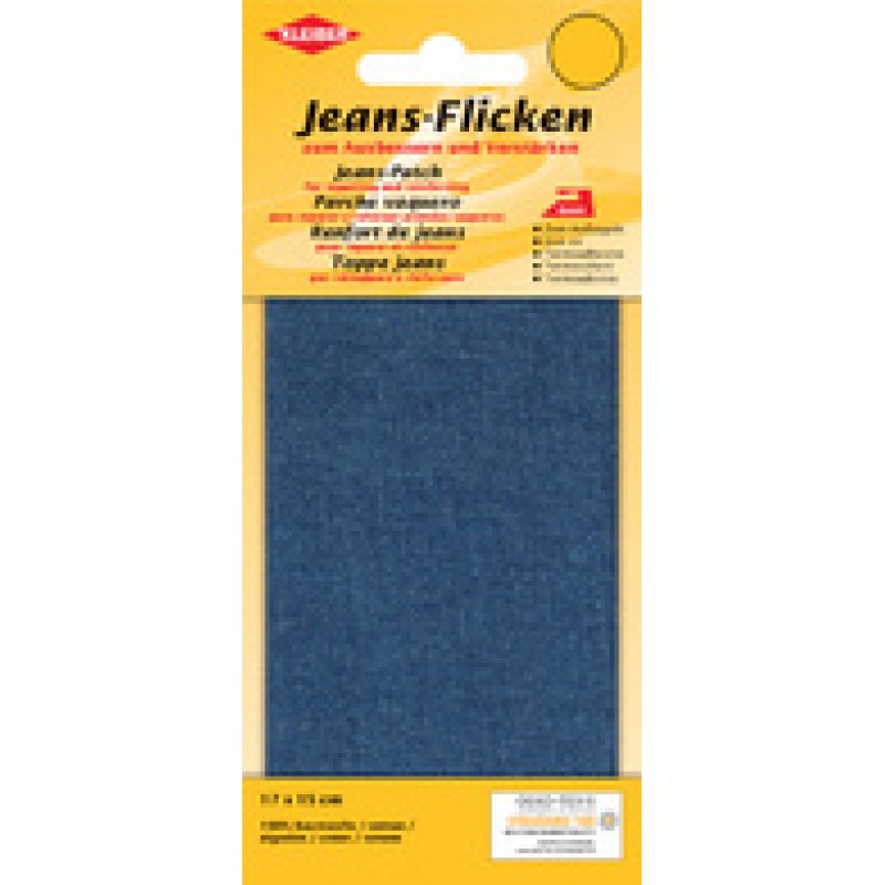 KLEIBER Patch thermocollant pour jeans, 170 x 150 mm, vert