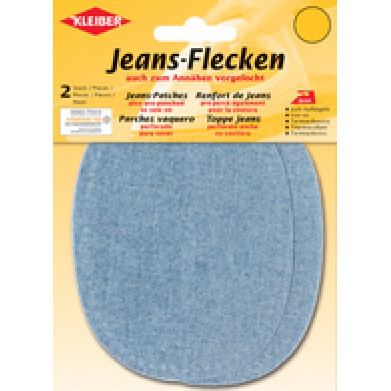KLEIBER Patch thermocollant ovale pour jeans, rose