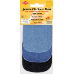 KLEIBER Mini patch thermocollant pour jeans, set 2, assorti