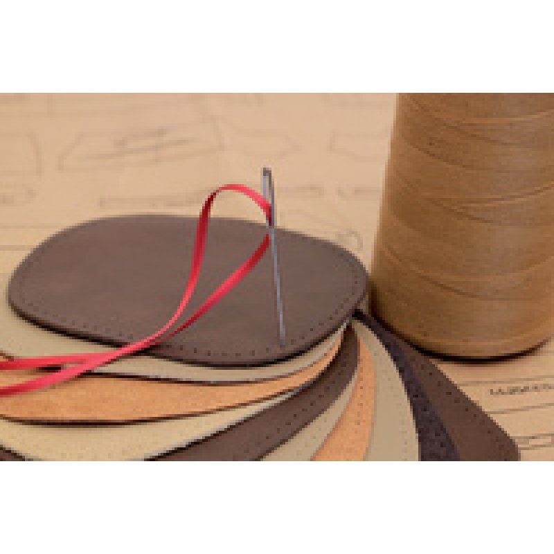 KLEIBER Patch en cuir nappa, 125 x 100 mm, beige