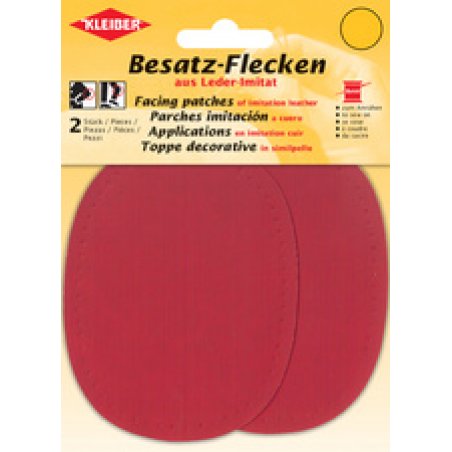 KLEIBER Patch à coudre ovale, 110 x 85 mm, noir