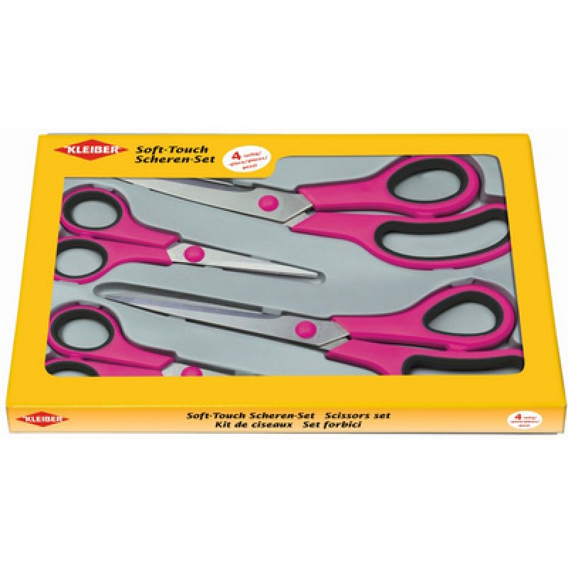 KLEIBER Kit de ciseaux, 4 pièces