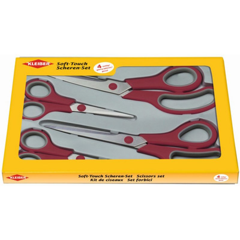 KLEIBER Kit de ciseaux, 4 pièces