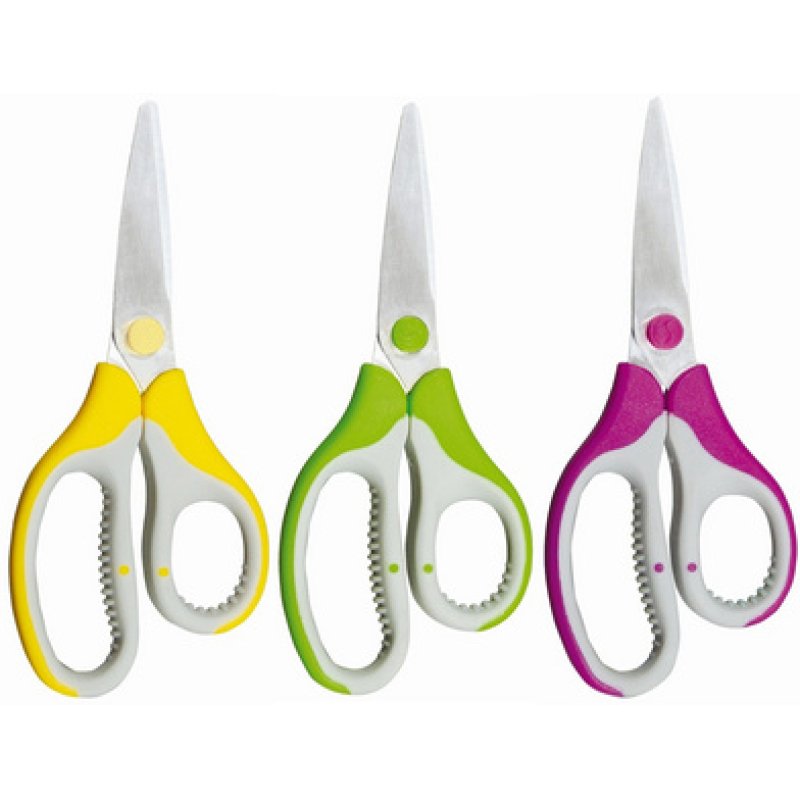 KLEIBER Ciseaux de bricolage, ronds, présentoir de 24