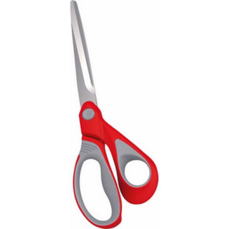 KLEIBER Ciseaux de tailleur "Trend Line", 254 mm, gris/rouge