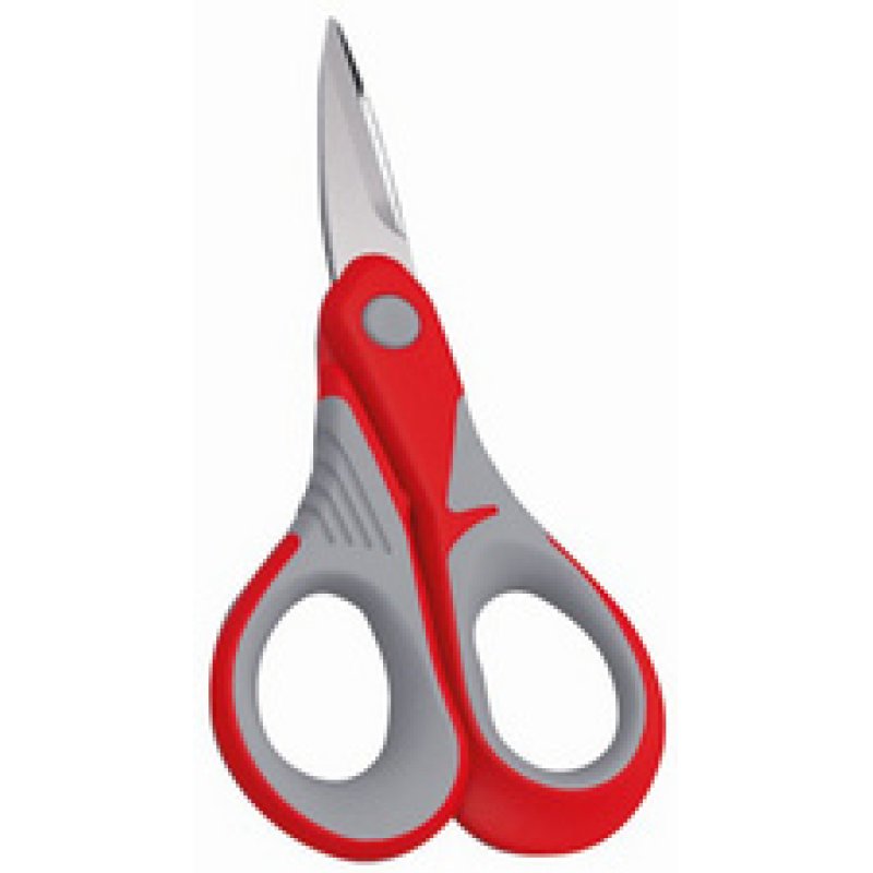 KLEIBER Ciseaux de broderie "Trend Line", gris/rouge