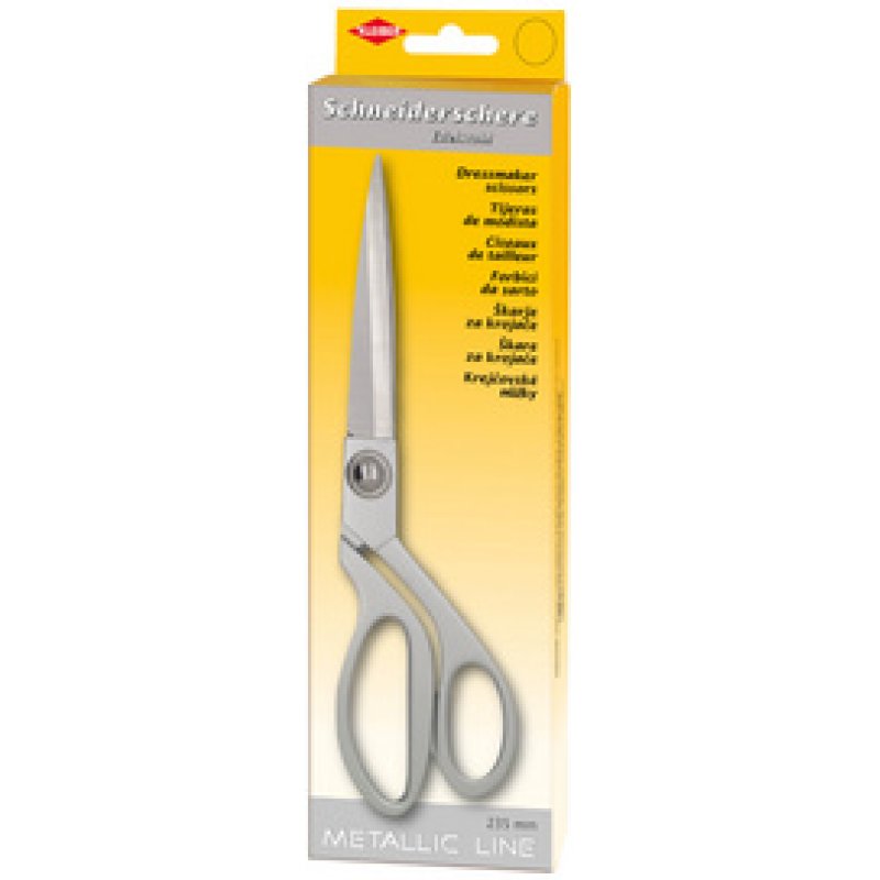 KLEIBER Ciseaux de tailleur "Metallic Line", 235 mm, argent