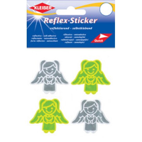 KLEIBER Sticker réflechissant "Ange", argent/jaune