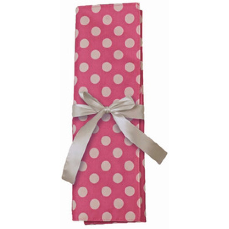 KLEIBER Pochette pour aiguilles à tricoter POIS, gris/rose