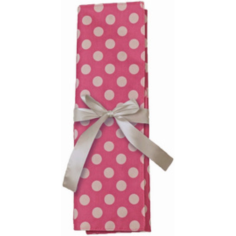 KLEIBER Pochette pour aiguilles à tricoter COEURS, gris/rose