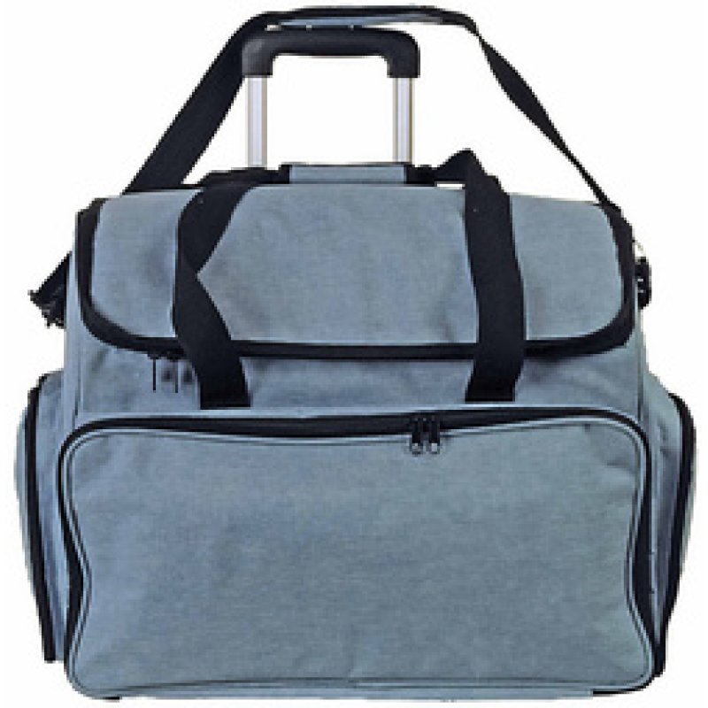 KLEIBER Valise pour machine à coudre "POIS", rose/gris