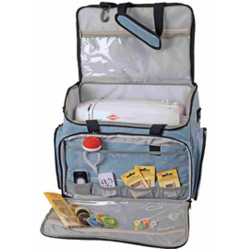 KLEIBER Valise pour machine à coudre "JEANS", bleu