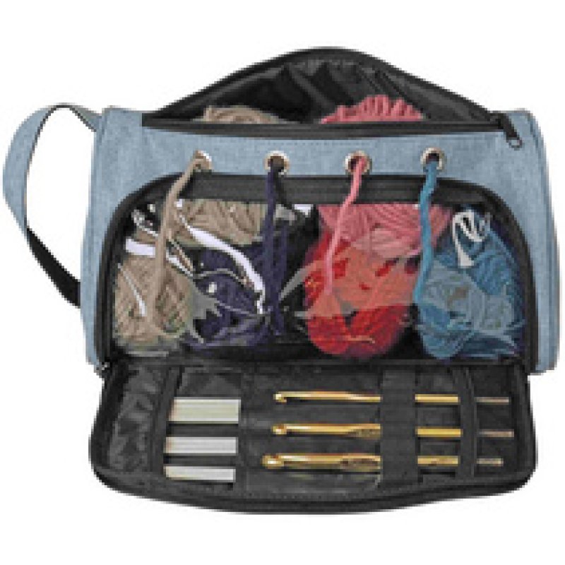 KLEIBER Sac pour accessoires de couture et tricot "JEANS"