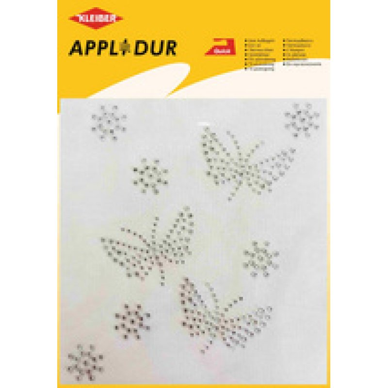 KLEIBER Application strass XL "Papillon", 140 x 100 mm
