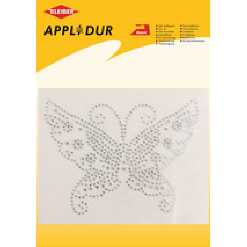 KLEIBER Application strass XL "Papillon", 140 x 100 mm