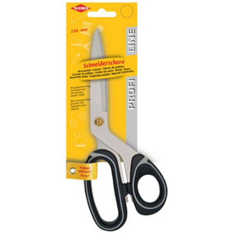 KLEIBER Ciseaux de couture Profiline, 238 mm, noir/jaune