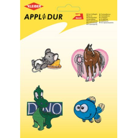 KLEIBER Assortiment d'applications "Animal", 4 motifs