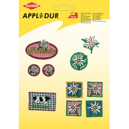 KLEIBER Assortiment d'applications "Country Style" 10 motifs