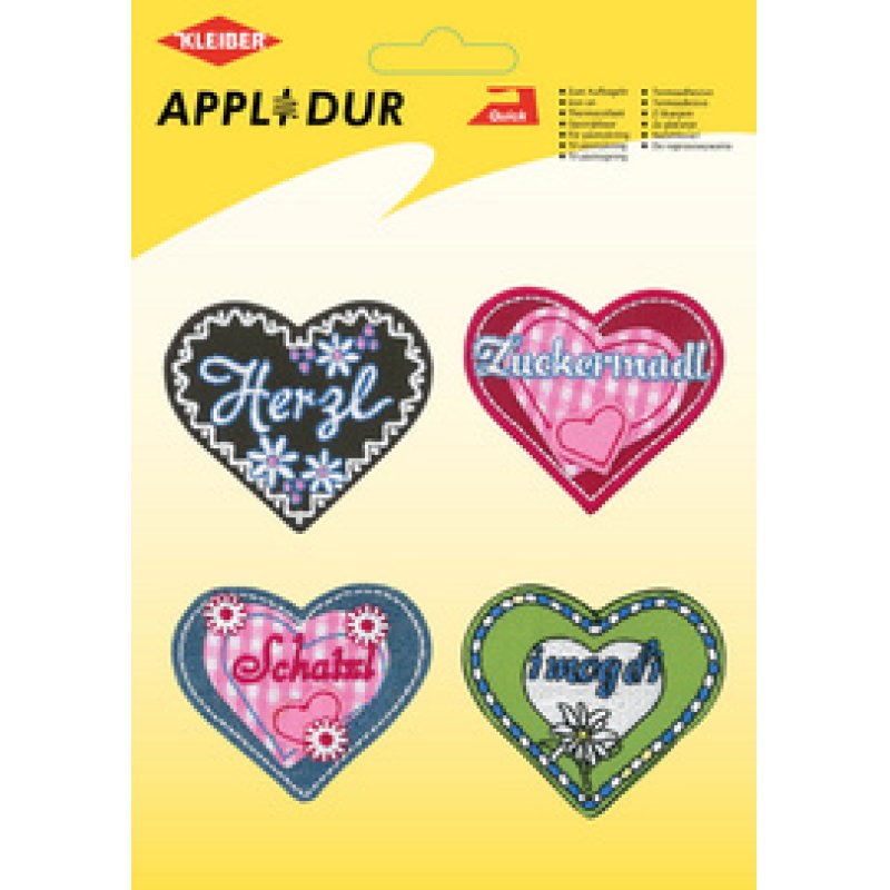 KLEIBER Assortiment d'applications "Country Style" 10 motifs