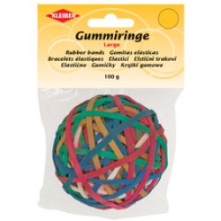 KLEIBER Balle de bracelets caoutchouc, couleurs assorties
