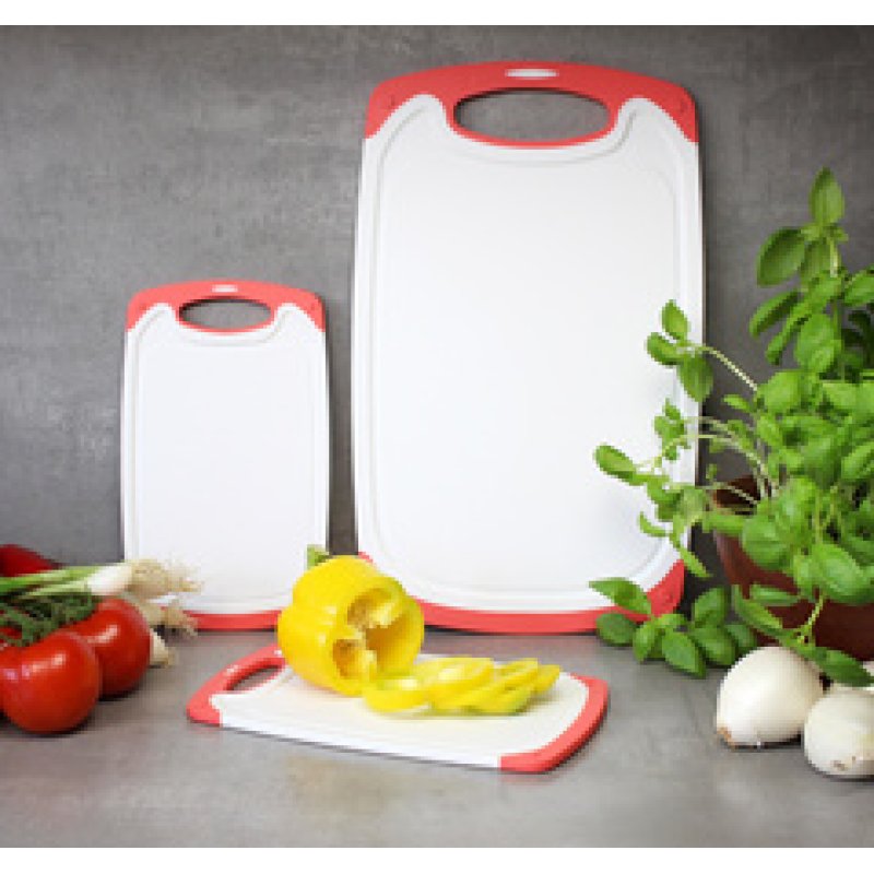 Linden Berg Planche à découper, 150 x 250 mm, blanc/violet