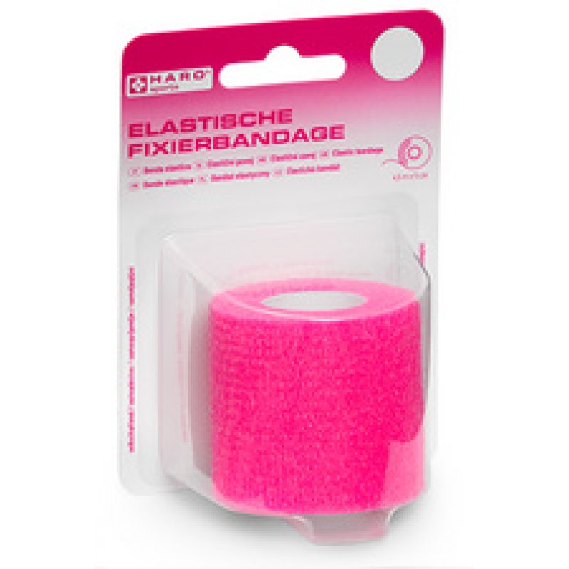 HARO Bande de fixation élastique, 50 mm x 4,5 m, vert clair