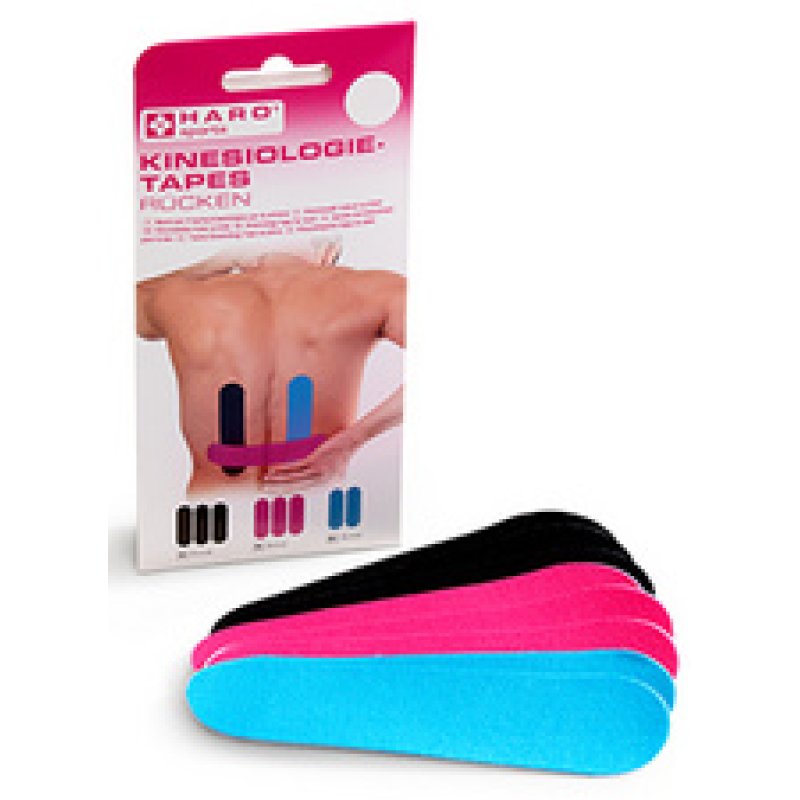 HARO Bande de kinésiologie "Dos", couleurs assorties