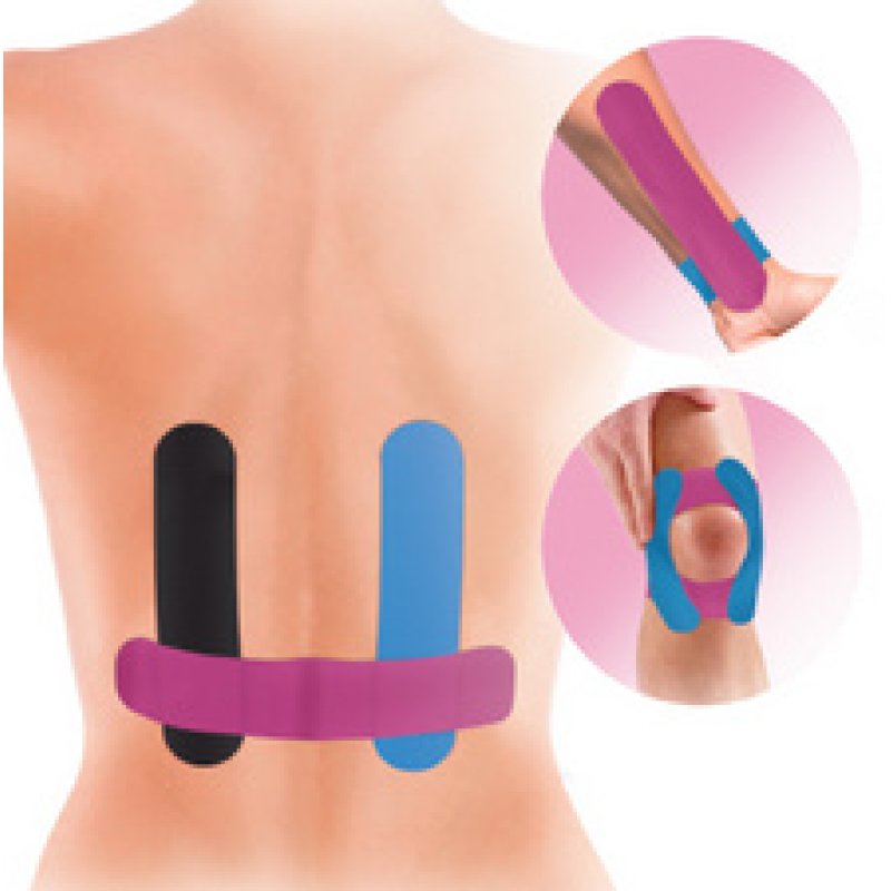 HARO Bande de kinésiologie "Dos", couleurs assorties