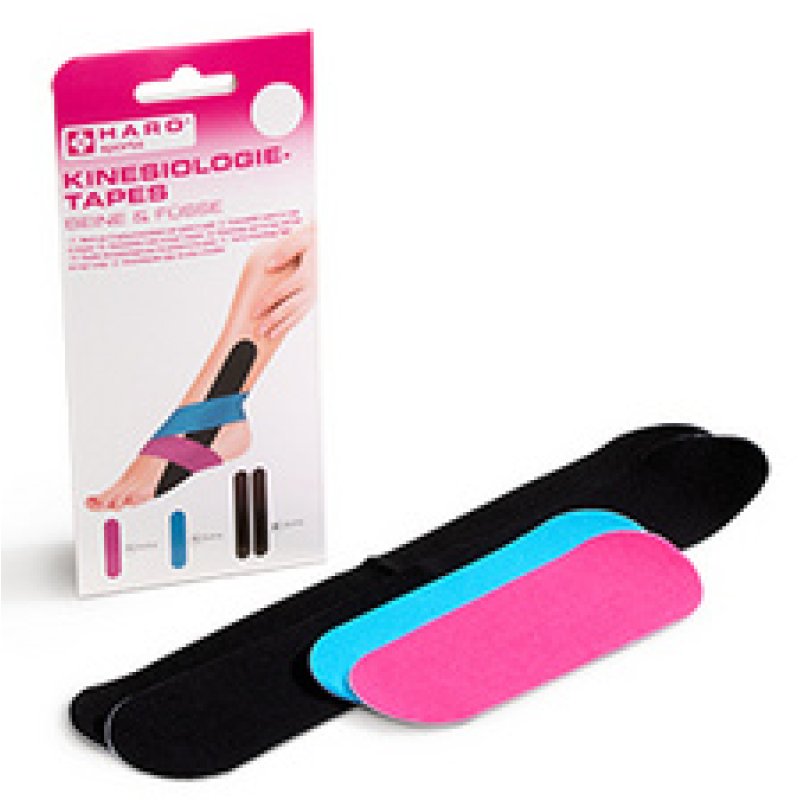 HARO Bandes kinésiologiques "Jambes & pieds", assorti