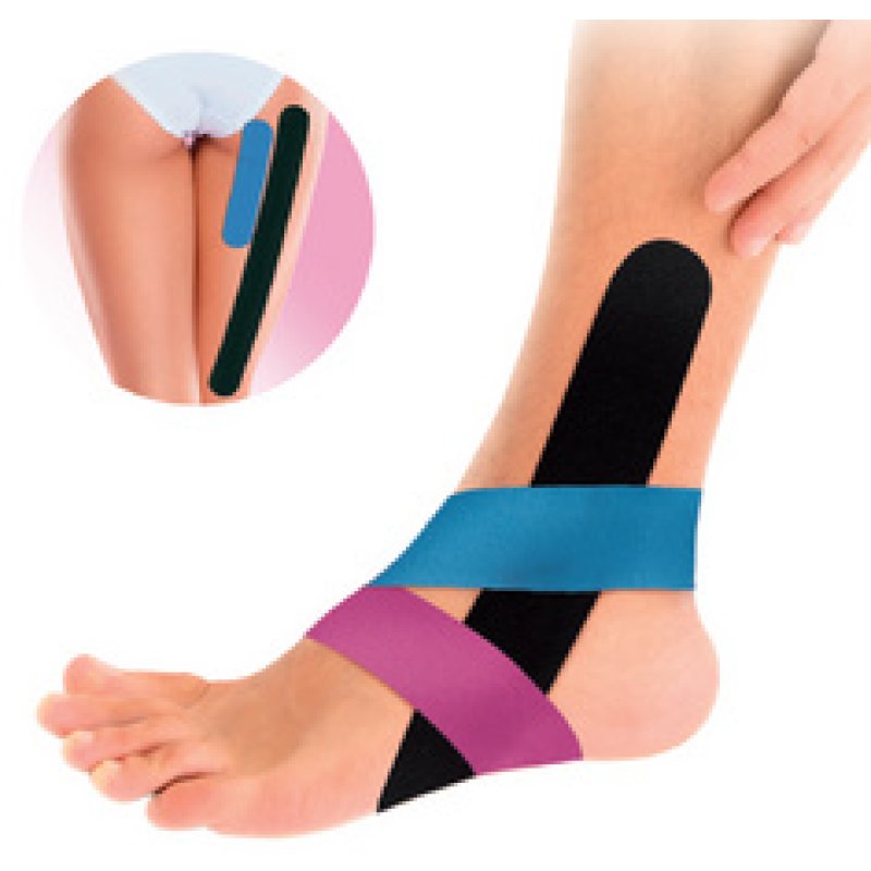 HARO Bandes kinésiologiques "Jambes & pieds", assorti