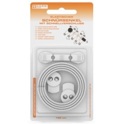 HARO Lacets à laçage rapide, plat, noir, 1.200 mm