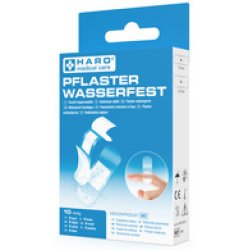 HARO Pansement imperméable, transparent, pack de 10