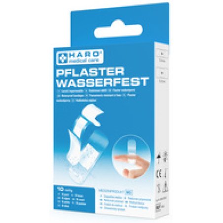 HARO Pansement imperméable, transparent, pack de 10