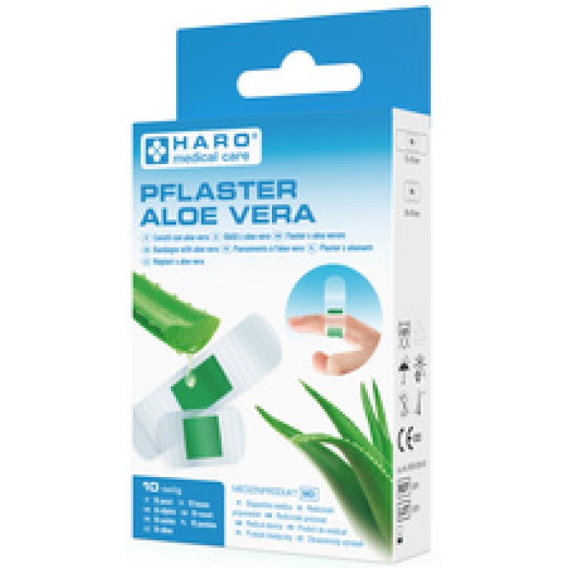 HARO Pansement "Aloe Vera", transparent, pack de 10