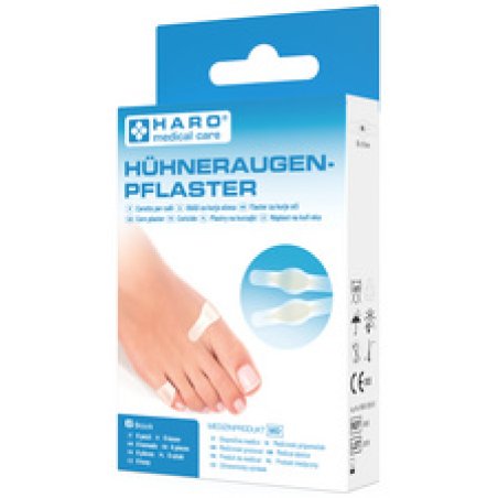 HARO Pansement coricide, transparent, pack de 6