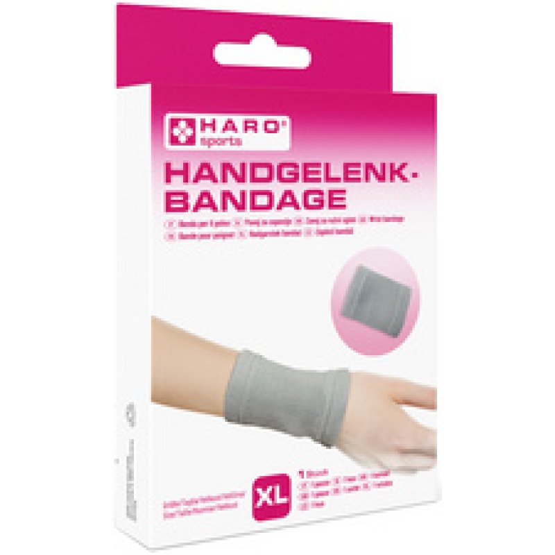 HARO Bandage sportif "Poignet", taille: S, gris