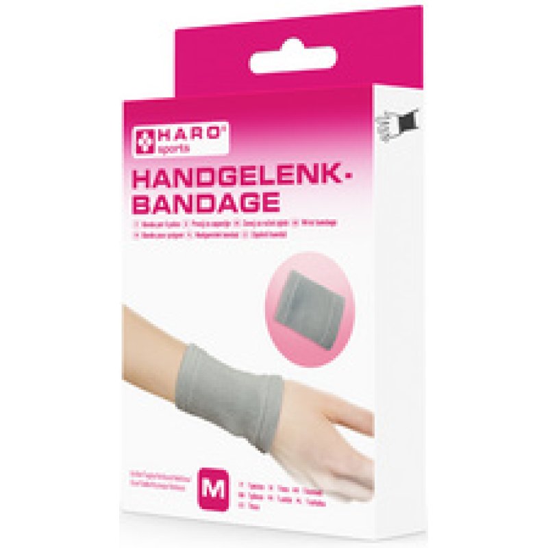 HARO Bandage sportif "Poignet", taille: M, gris