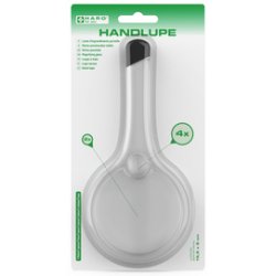 HARO Loupe à main, ronde, diamètre: 75 mm, transparent