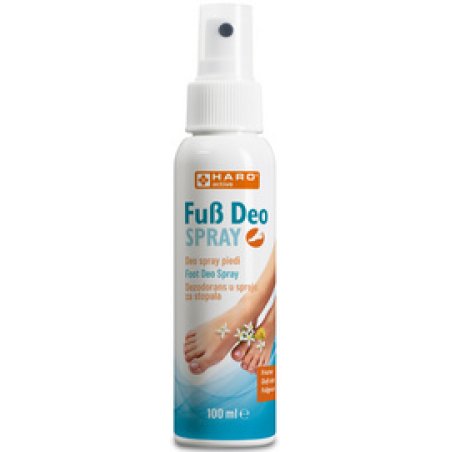 HARO Spray déodorant pour les pieds, vaporisateur de 100 ml