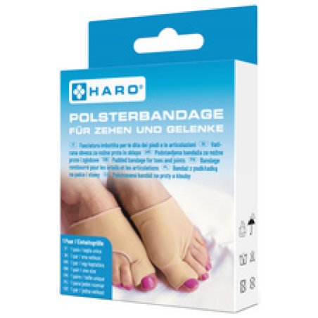 HARO Bandage rembourré pour orteils & articulations, beige