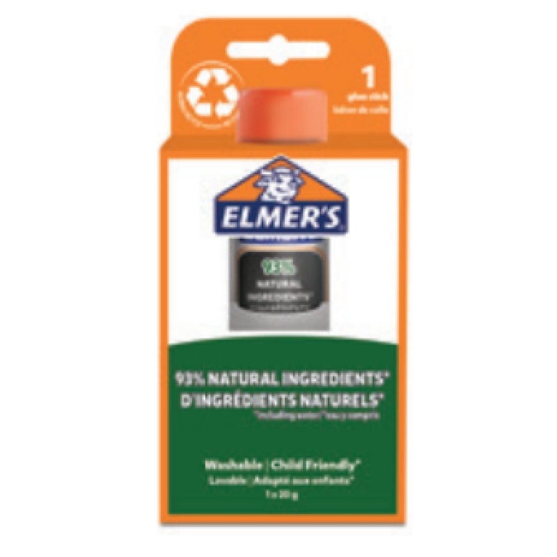 ELMER'S Bâton de colle Pure Glue, 20 g, sous blister