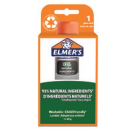 ELMER'S Bâton de colle Pure Glue, 20 g, sous blister