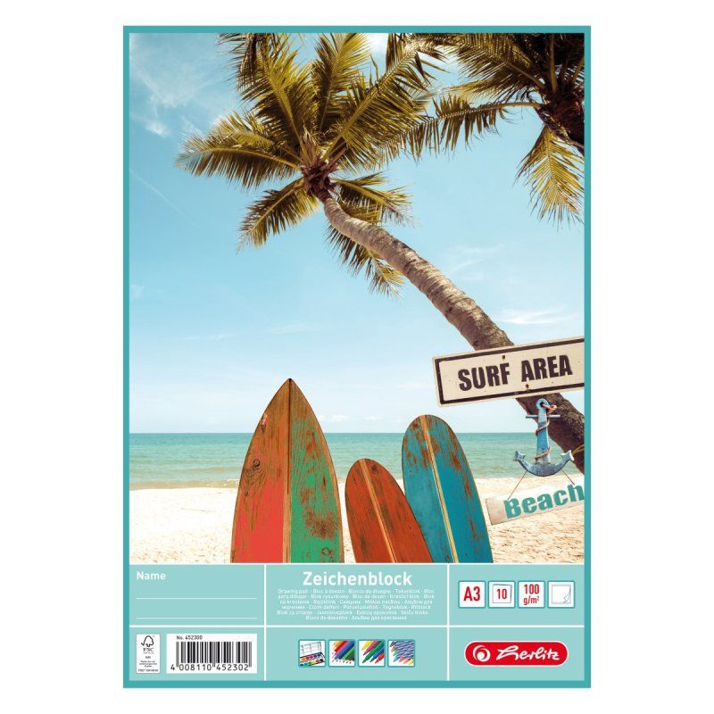 Herlitz 494419 writing notebook A4 20 sheets Multicolour