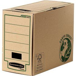 Fellowes 4473202 Boîte à archives Papier Marron, Vert