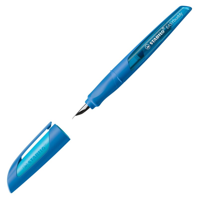 STABILO Stylo plume EASYbuddy M, droitiers, bleu