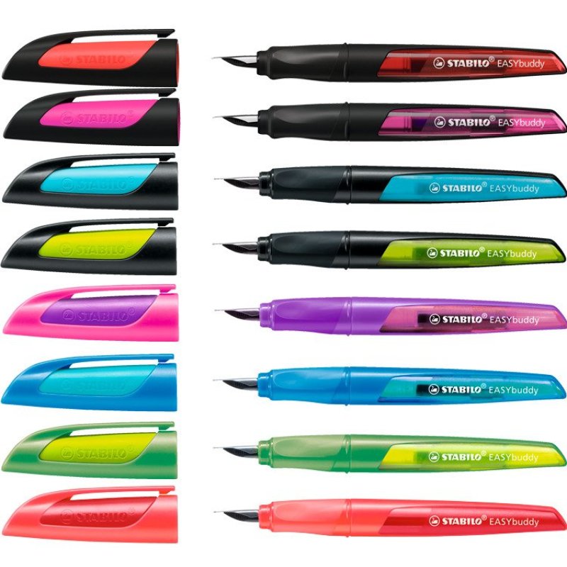 STABILO EASYbuddy fountain pen Cartridge filling system Blue 1 pc(s)